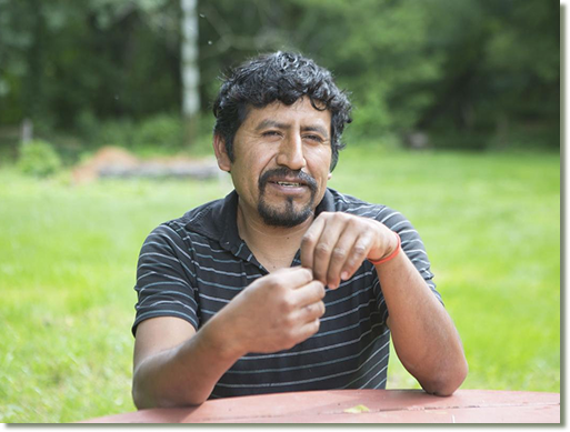 Farmer Juan Gonzalez